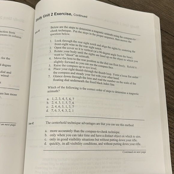 US Marine Corps sergeant distance education program training books 8016 8017 - Picture 7 of 16